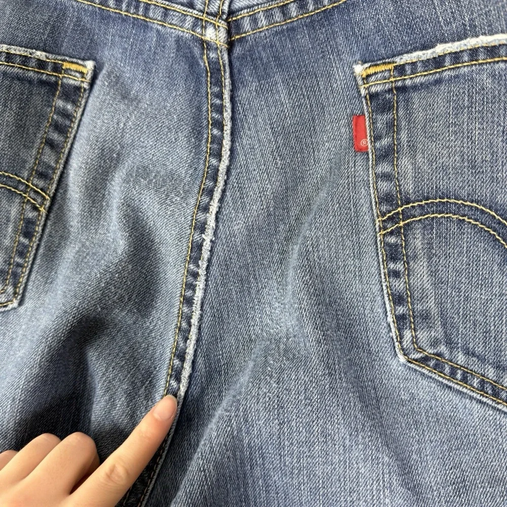 2000s Levis‎ 501 Jeans 36 x 34 Medium Wash Denim Button Fly Mexico Paper Tag